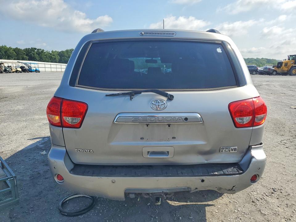 2008 Toyota Sequoia VIN 5TDZY68A98S008204 COPART salvage auction — REAR END, Nc - Salvage Certificate Of Title, sold $1,450 on 2026-07-29 (photo 6)