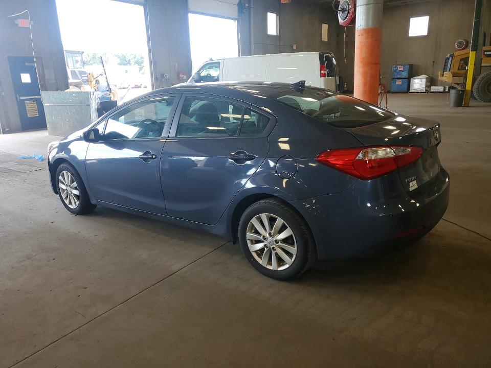 2014 Kia Forte VIN KNAFX4A61E5239662 COPART salvage auction — MECHANICAL, IL - CERTIFICATE OF TITLE, sold $675 on 2026-07-16 (photo 2)