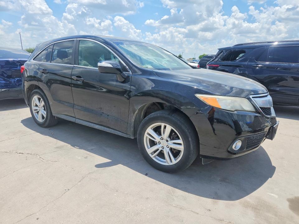 2013 Acura RDX VIN 5J8TB3H56DL007243 COPART salvage auction — REAR END, Tx - Salvage Vehicle Title, sold $700 on 2026-09-22 (photo 4)