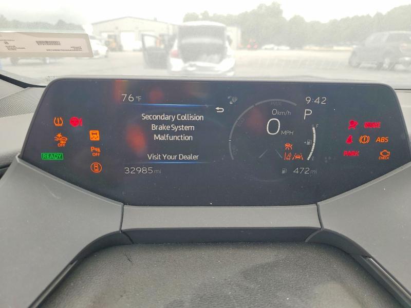 2023 Toyota Prius VIN JTDACAAUXP3004195 COPART salvage auction — REAR END, Pa - Dealer Only Salvage Title, sold $7,000 on 2026-07-28 (photo 9)