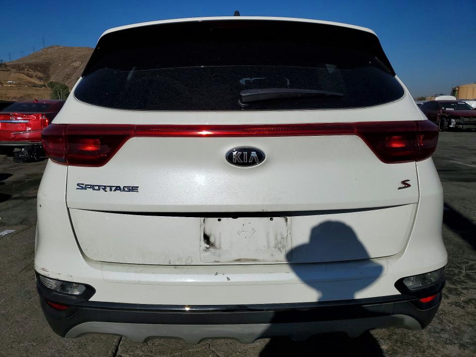 2020 Kia Sportage VIN KNDP63AC7L7660684 COPART salvage auction — FRONT END, CA - SALVAGE CERTIFICATE, sold $3,050 on 2026-07-23 (photo 6)