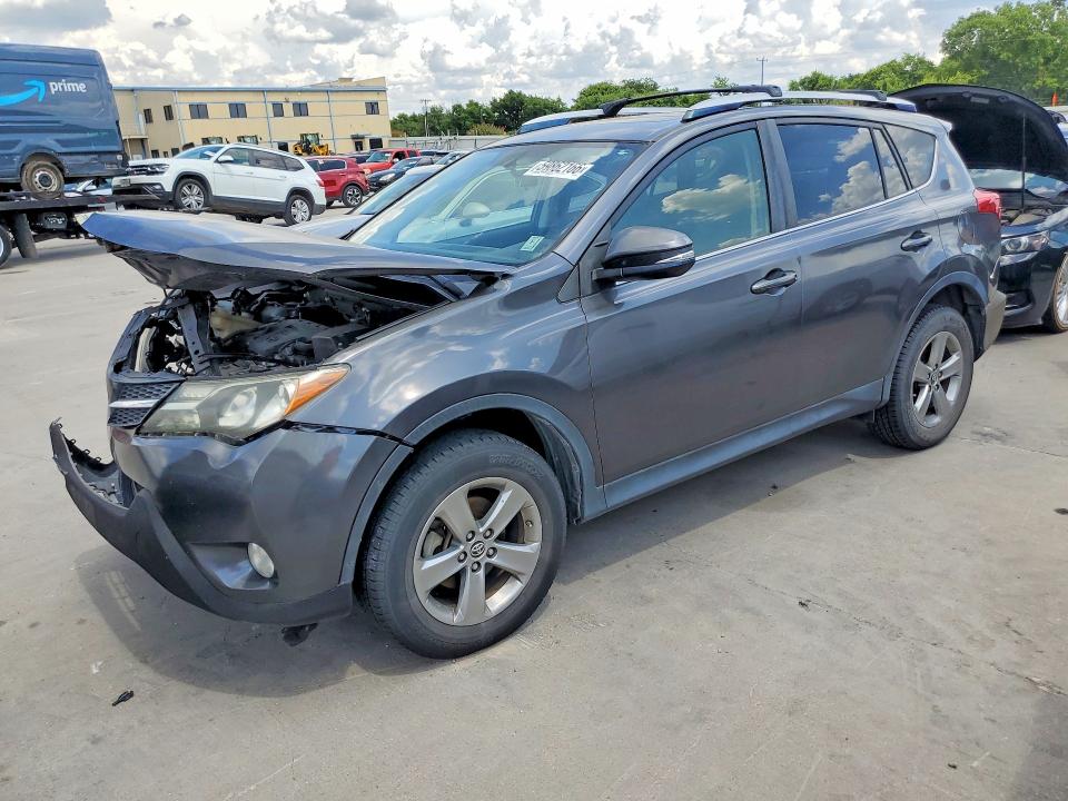 2015 Toyota VIN JTMWFREV2FJ031853 COPART salvage auction — FRONT END, TX - SALVAGE VEHICLE TITLE, sold $4,650 on 2026-07-30 (photo 1)