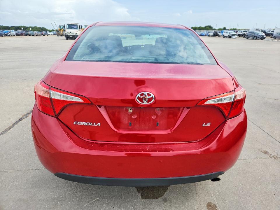 2018 Toyota Corolla VIN 5YFBURHE5JP760045 COPART salvage auction — FRONT END, Tx - Cert Of Title-Rebuilt Salvage, sold $2,500 on 2026-07-30 (photo 6)