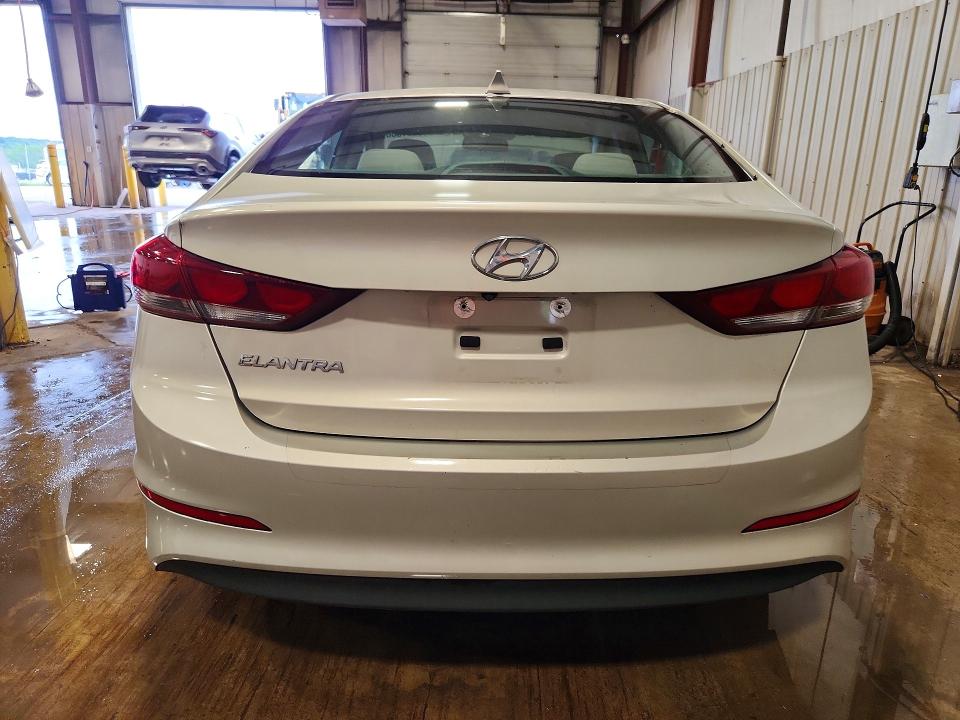 2017 Hyundai Elantra VIN KMHD84LF1HU102599 COPART salvage auction — FRONT END, Pa - Certificate Of Salvage, sold $1,100 on 2026-07-28 (photo 6)