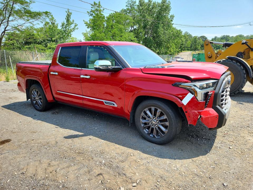 2024 Toyota Tundra VIN 5TFVC5DB4RX040477 COPART salvage auction — FRONT END, Nj - Cert Of Title-Salvage, sold $2,100 on 2026-07-28 (photo 4)