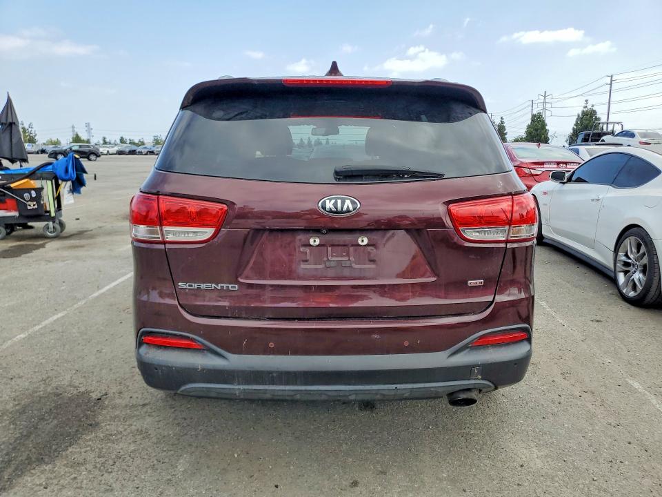 2017 Kia Sorento VIN 5XYPG4A38HG280797 COPART salvage auction — FRONT END, Ca - Acq Bos - Post Sale - Salvage, sold $950 on 2026-07-12 (photo 6)