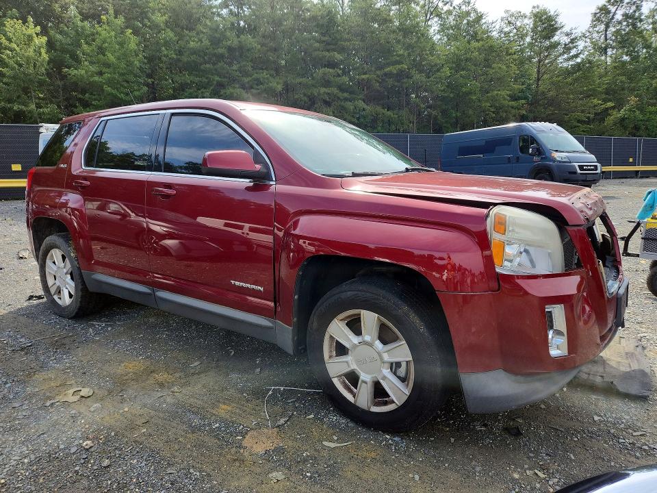 2012 Gmc Terrain VIN 2GKALMEK6C6242000 COPART salvage auction — FRONT END, MD - CERTIFICATE OF TITLE, sold $350 on 2026-07-21 (photo 4)