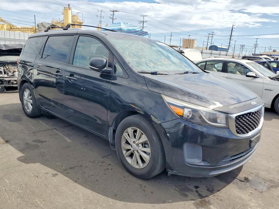 2016 Kia SEDONA VIN KNDMB5C18G6182258 COPART salvage auction — FRONT END, Ca - Dis/Dlr/Exp Only Clean Title, sold $725 on 2026-07-27 (photo 4)