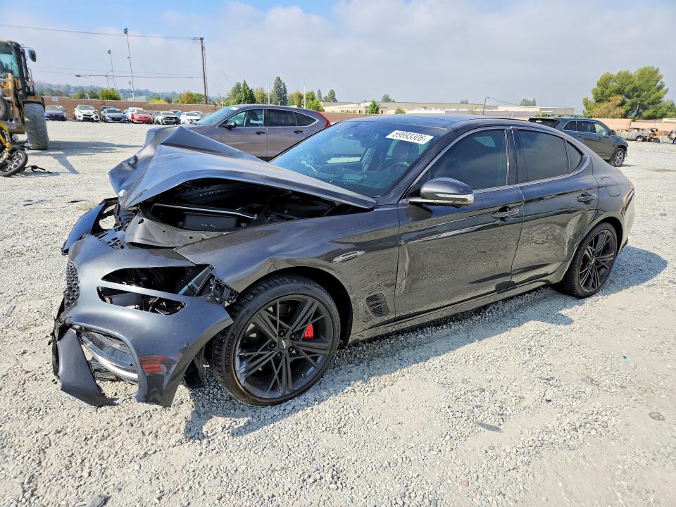 2025 Genesis VIN KMTG54SE1SU144850 COPART salvage auction — FRONT END, Ca - Salvage Certificate, sold $6,500 on 2026-09-02 (photo 1)