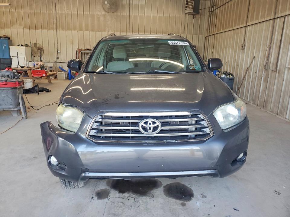 2008 Toyota Highlander VIN JTEES43A182027473 COPART salvage auction — SIDE, PA - CERTIFICATE OF SALVAGE, sold $1,850 on 2026-08-01 (photo 5)