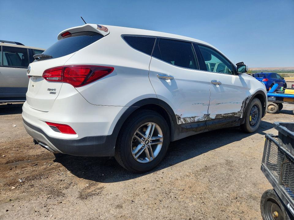 2018 Hyundai VIN 5XYZTDLB7JG552559 COPART salvage auction — SIDE, Nm - Cert Of Title-Salvage, sold $3,350 on 2026-07-16 (photo 3)