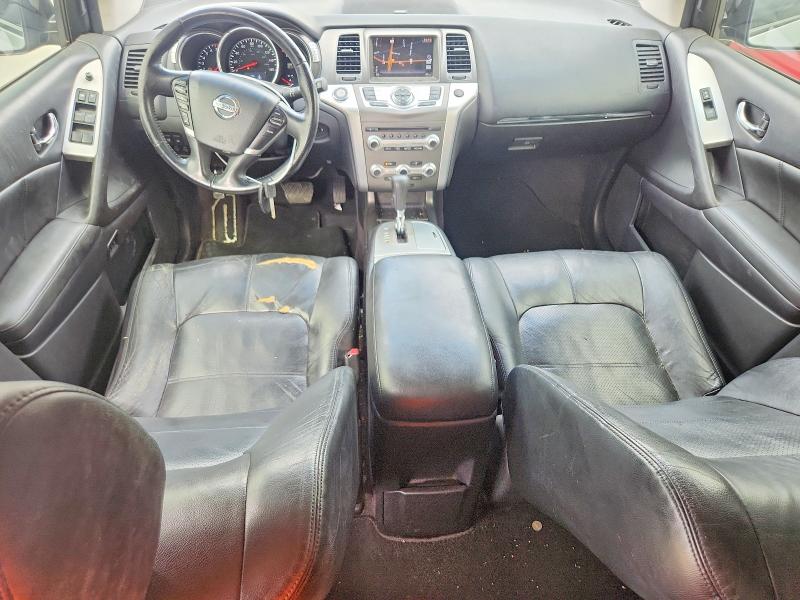 2013 Nissan Murano VIN JN8AZ1MU7DW204363 COPART salvage auction — NORMAL WEAR, Tx - Certificate Of Title, sold $400 on 2026-07-31 (photo 8)