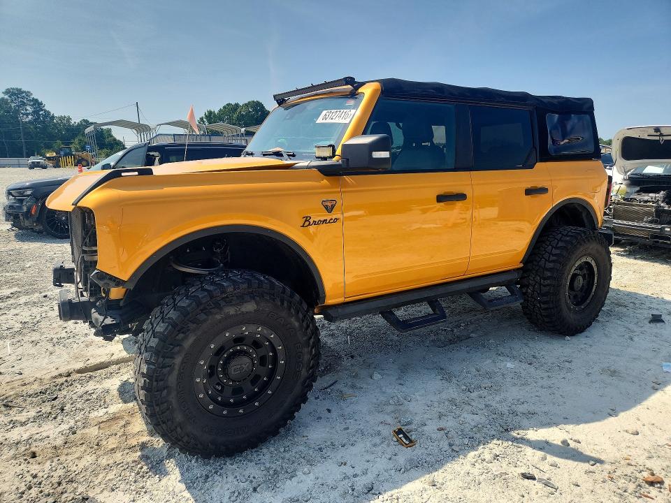 2021 Ford Bronco VIN 1FMEE5DP7MLA85852 — COPART salvage auction photo