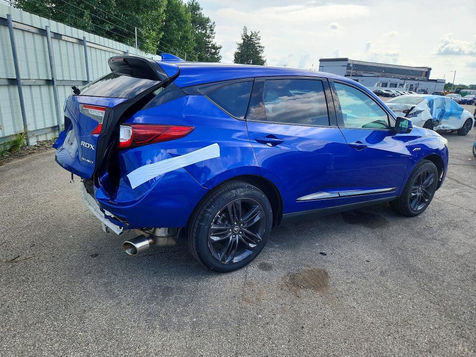 2019 Acura Rdx VIN 5J8TC2H63KL020755 COPART salvage auction — REAR END, Oh - Cert Of Title-Salvage, sold $7,000 on 2026-07-29 (photo 3)