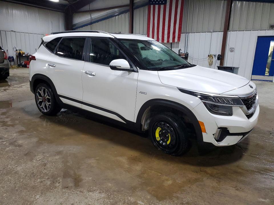 2021 Kia Seltos VIN KNDETCA29M7175598 COPART salvage auction — FRONT END, Pa - Certificate Of Salvage, sold $5,400 on 2026-07-15 (photo 4)
