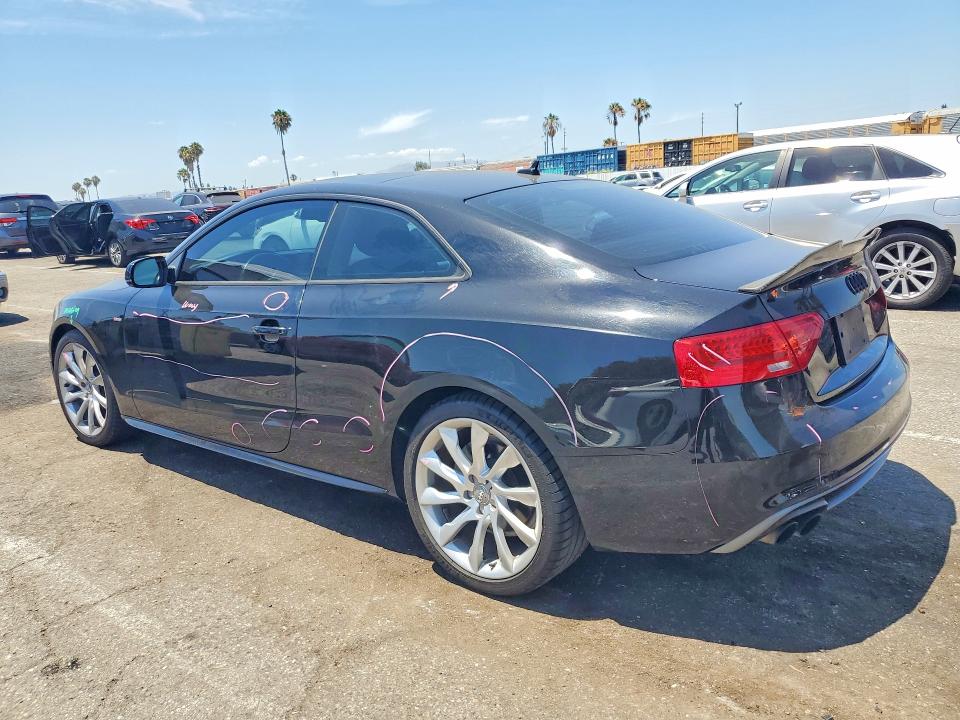 2016 Audi A5 VIN WAUM2AFR0GA017616 COPART salvage auction — FRONT END, Ca - Salvage Certificate, sold $2,950 on 2026-07-28 (photo 2)