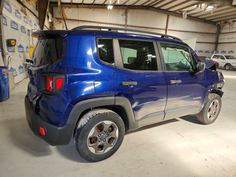 2017 Jeep Renegade VIN ZACCJBAH6HPE94560 COPART salvage auction — FRONT END, Tn - Certificate Of Title, sold $200 on 2026-08-11 (photo 3)