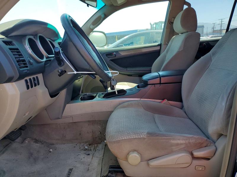 2005 Toyota 4runner VIN JTEZU14R658031557 COPART salvage auction — FRONT END, CA - DIS/DLR/EXP ONLY CLEAN TITLE, sold $2,150 on 2026-07-27 (photo 7)