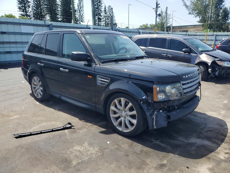 2008 Land rover Range rover sport VIN SALSH23468A143061 COPART salvage auction — FRONT END, FL - CERTIFICATE OF TITLE, sold $1,000 on 2026-07-22 (photo 4)