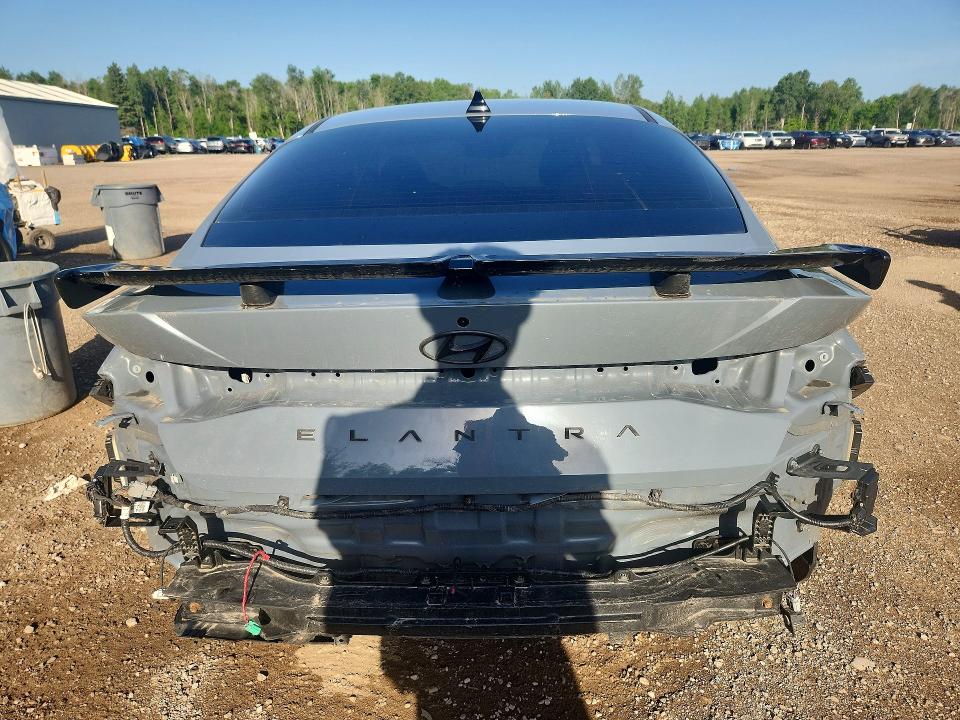 2022 Hyundai Elantra VIN KMHLN4AG6NU307797 COPART salvage auction — REAR END, ON - PERMIT SALVAGE, sold $1,750 on 2026-07-28 (photo 6)