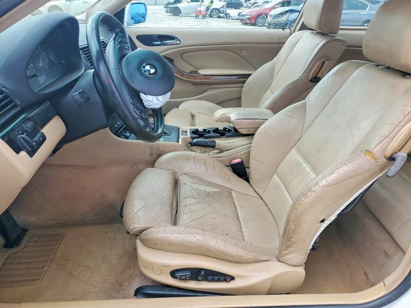 2002 BMW 3er VIN WBABN33452JW60720 COPART salvage auction — FRONT END, Ga - Cert Of Title-Salvage, sold $275 on 2026-08-05 (photo 7)