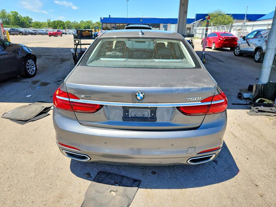 2016 BMW 7er VIN WBA7F2C57GGE12322 COPART salvage auction — FRONT END, Salvage Title, sold $6,300 on 2026-07-29 (photo 6)