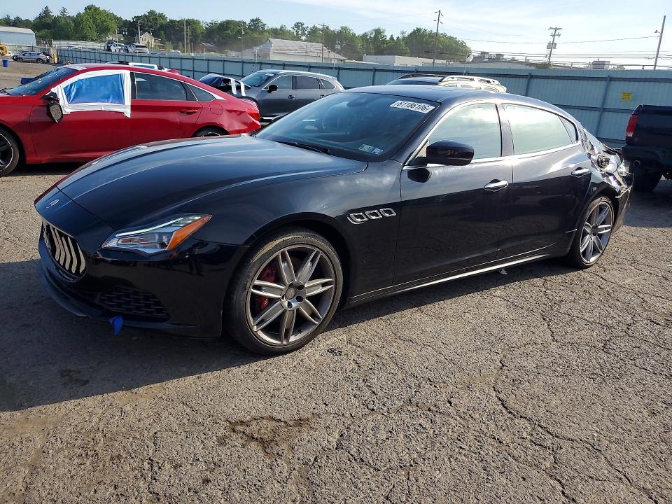 2018 Maserati Quattroporte VIN ZAM56YRAXJ1276076 COPART salvage auction — ROOF, Pa - Certificate Of Salvage, sold $7,200 on 2026-08-14 (photo 1)