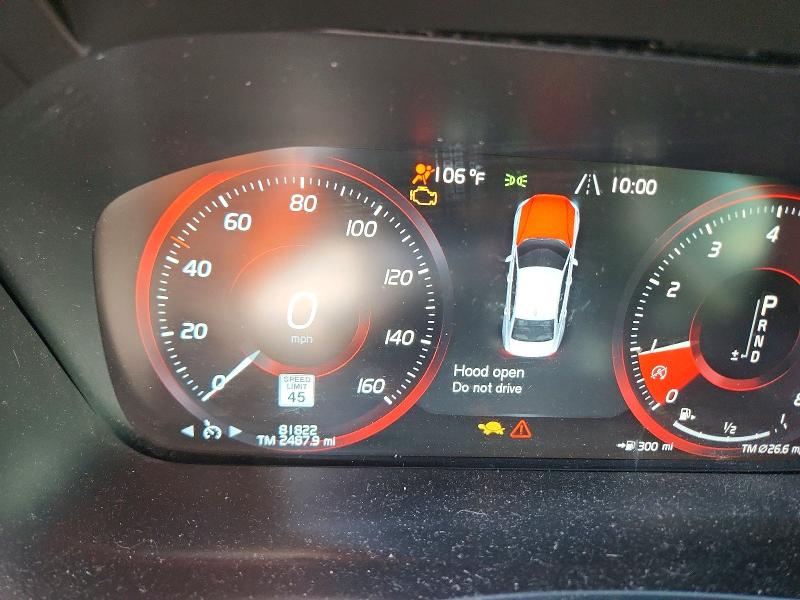 2020 Volvo S60 VIN 7JR102FK7LG048231 COPART salvage auction — FRONT END, La - Cert Of Title-Salvage, sold $10 on 2026-07-23 (photo 9)
