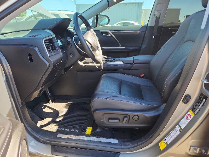 2019 Lexus Rx VIN 2T2BGMCA8KC030772 COPART salvage auction — VANDALISM, Ca - Salvage Certificate, sold $11,700 on 2026-07-27 (photo 7)