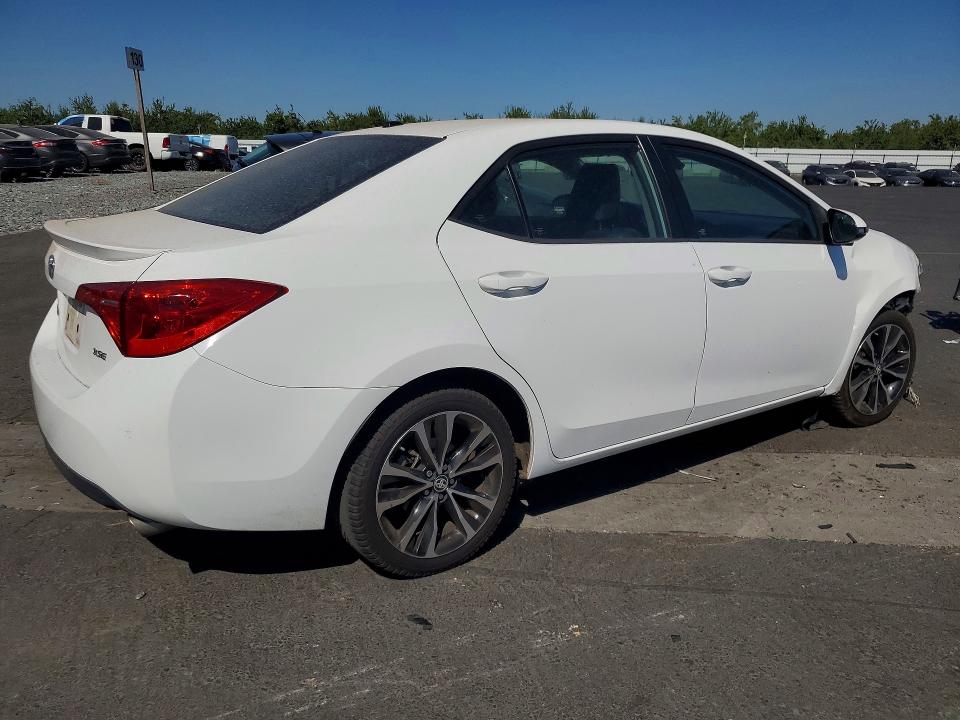 2017 Toyota Corolla VIN 5YFBURHE4HP677667 COPART salvage auction — FRONT END, Ca - Salvage Certificate, sold $4,300 on 2026-07-30 (photo 3)