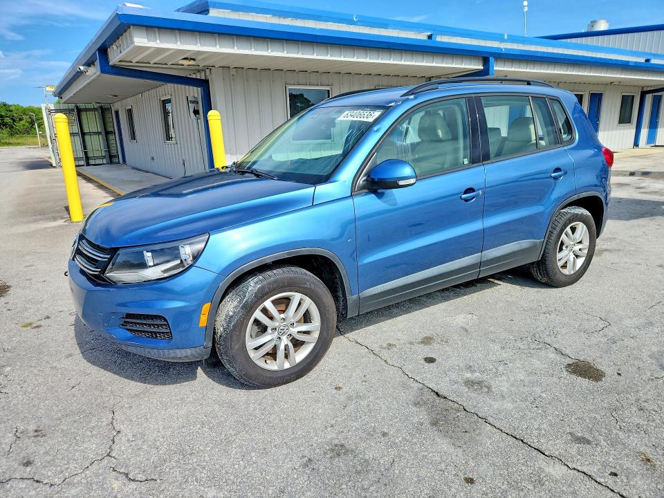 2017 Volkswagen Tiguan VIN WVGAV7AX8HK037951 COPART salvage auction — MECHANICAL, Fl - Certificate Of Title, sold $825 on 2026-08-05 (photo 1)