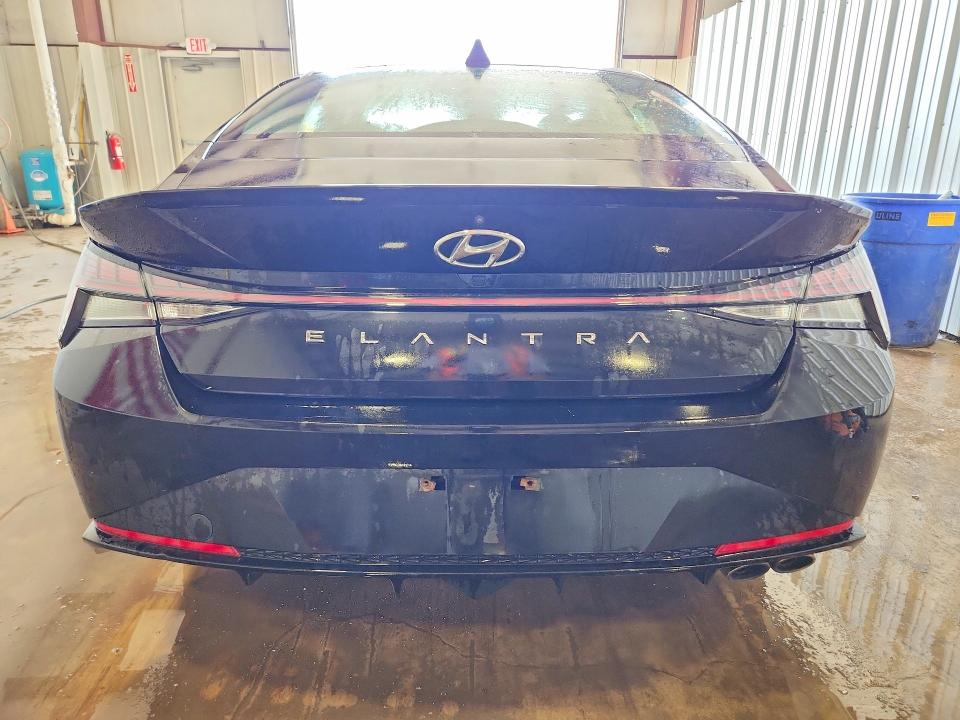 2021 Hyundai Elantra VIN KMHLR4AF4MU153200 COPART salvage auction — MECHANICAL, Wv - Certificate Of Title, sold $11,700 on 2026-07-30 (photo 6)
