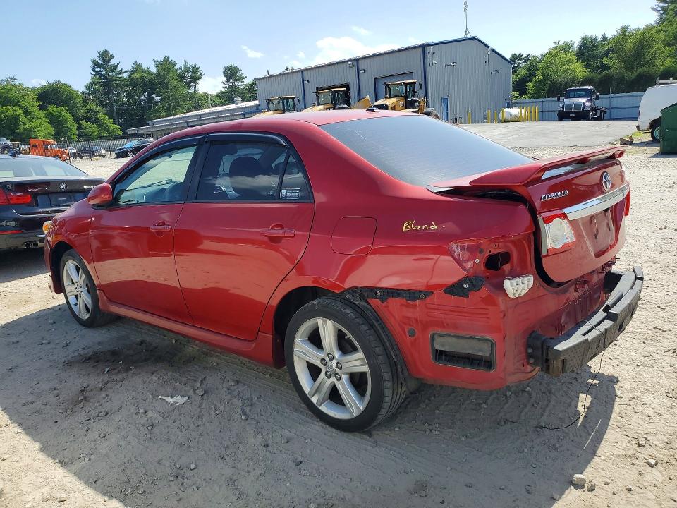 2013 Toyota Corolla VIN 5YFBU4EE5DP202112 COPART salvage auction — REAR END, Ma - Cert Of Title-Reconstrctd Coll, sold $1,950 on 2026-07-27 (photo 2)