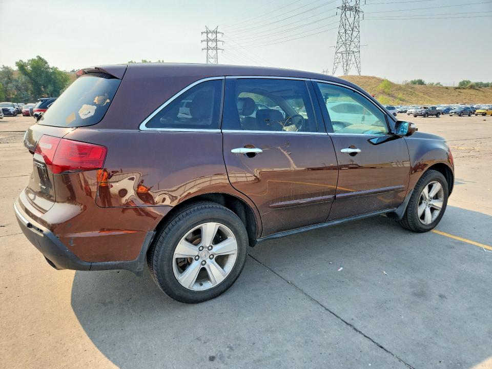 2011 Acura Mdx VIN 2HNYD2H65BH501227 COPART salvage auction — MECHANICAL, Co - Certificate Of Title, sold $675 on 2026-08-03 (photo 3)