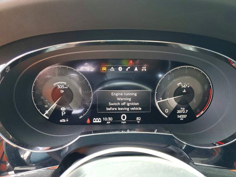 2023 Bentley Bentayga VIN SJAAR2ZVXPC023588 COPART salvage auction — REAR END, Ca - Salvage Certificate, sold $166,000 on 2026-09-23 (photo 9)