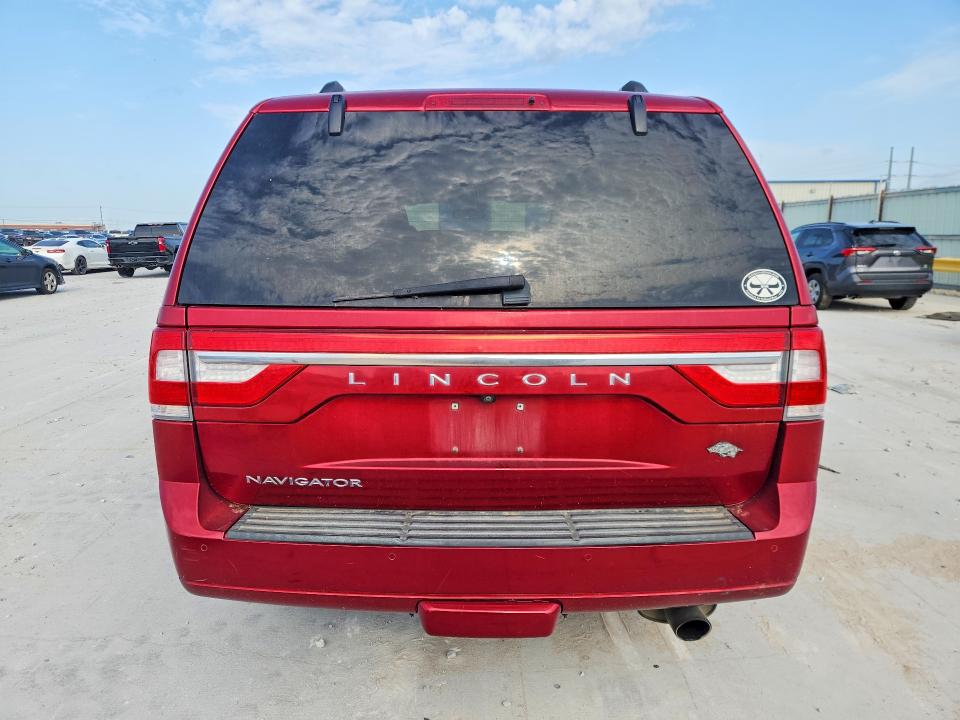 2017 Lincoln Navigator VIN 5LMJJ2JT1HEL03981 COPART salvage auction — FRONT END, Tx - Salvage Vehicle Title, sold $450 on 2026-07-28 (photo 6)