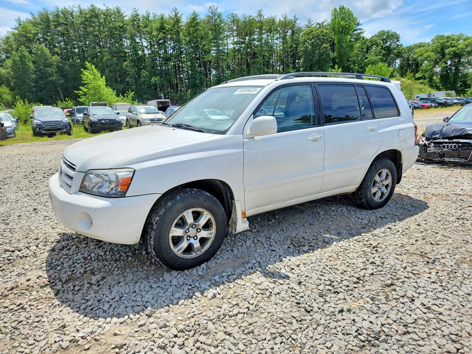 2004 Toyota Highlander VIN JTEEP21AX40022349 COPART salvage auction — MINOR DENT/SCRATCHES, MA - CERTIFICATE OF TITLE, sold $1,200 on 2026-07-30 (photo 1)