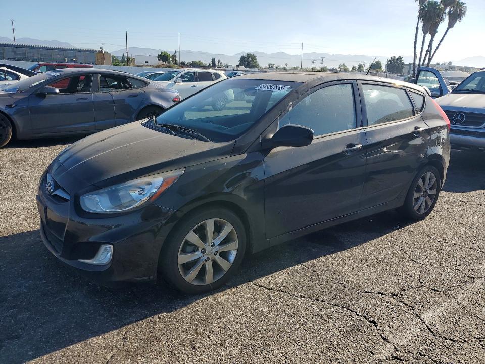 2012 Hyundai Accent VIN KMHCU5AE5CU004613 COPART salvage auction — MINOR DENT/SCRATCHES, Ca - Dis/Dlr/Exp App For Dup Salvag, sold $650 on 2026-07-31 (photo 1)