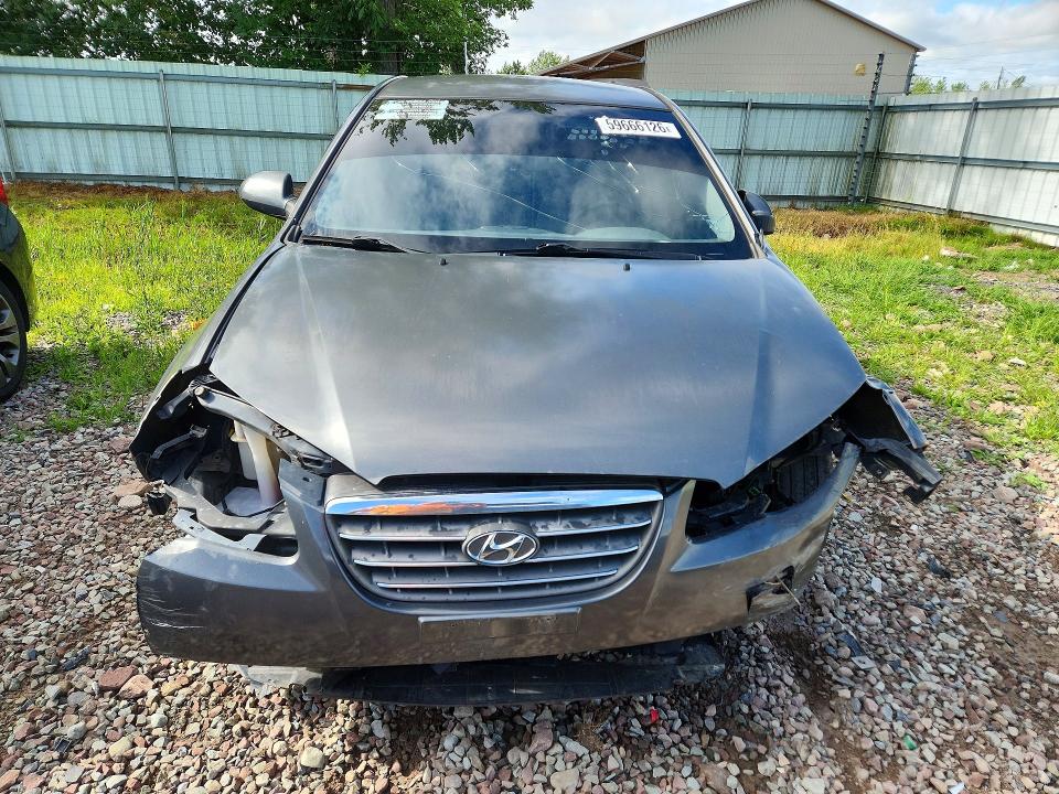 2008 Hyundai Elantra VIN KMHDU46D28U293181 COPART salvage auction — FRONT END, NY - MV-907A SALVAGE CERTIFICATE, sold $400 on 2026-07-27 (photo 5)