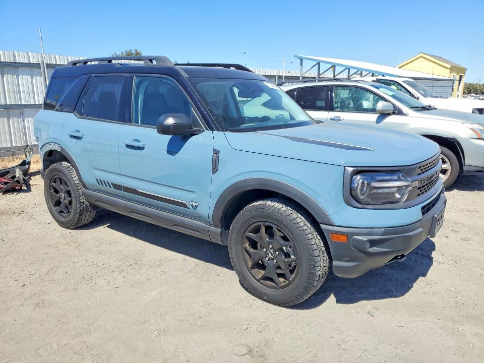 2021 Ford Bronco sport VIN 3FMCR9F99MRA13523 COPART salvage auction — REAR END, Ca - Salvage Certificate, sold $10,100 on 2026-08-18 (photo 4)