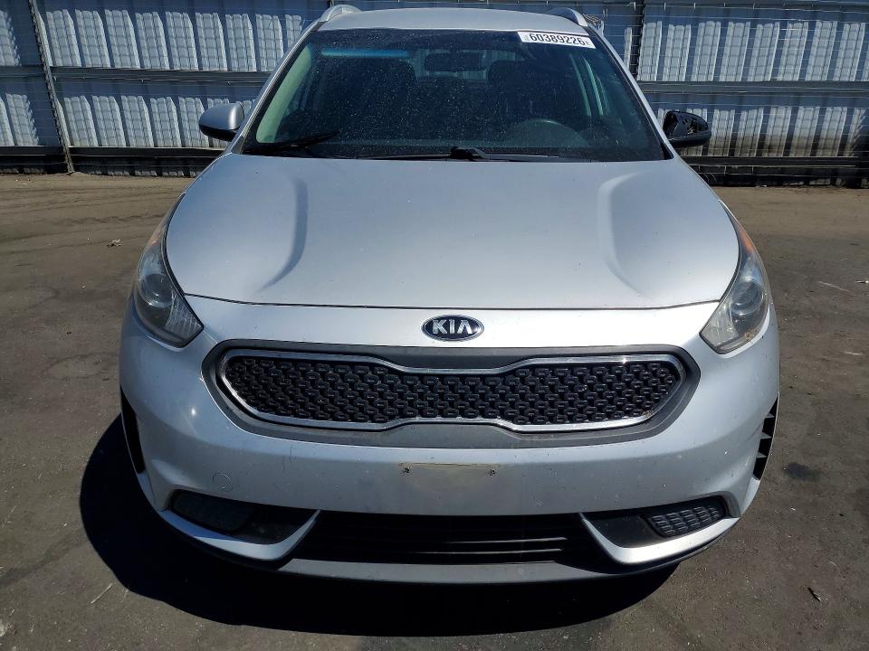 2018 Kia Niro VIN KNDCB3LC2J5212014 COPART salvage auction — FRONT END, Ca - Salvage Certificate, sold $1,000 on 2026-07-15 (photo 5)