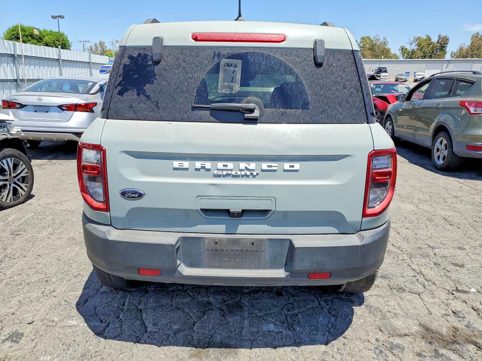 2023 Ford Bronco sport VIN 3FMCR9B64PRD68289 COPART salvage auction — MINOR DENT/SCRATCHES, Ca - Dis/Dlr/Exp Only Clean Title (P), sold $8,300 on 2026-08-20 (photo 6)