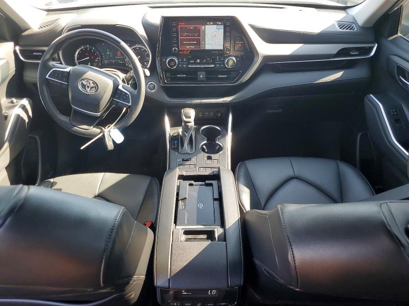 2022 Toyota Highlander VIN 5TDHZRBH2NS224410 COPART salvage auction — REAR END, Ny - Mv-907A Salvage Certificate, sold $14,200 on 2026-07-28 (photo 8)