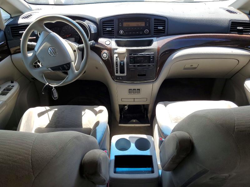 2013 Nissan Quest VIN JN8AE2KP8D9071416 COPART salvage auction — MECHANICAL, Ca - Dis/Dlr/Exp Only Clean Title, sold $400 on 2026-07-28 (photo 8)