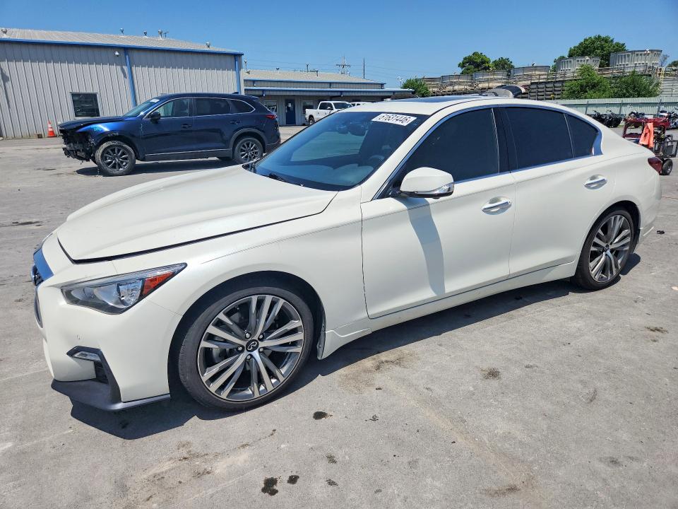 2022 Infiniti Q50 VIN JN1EV7CP4NM310549 — COPART salvage auction photo