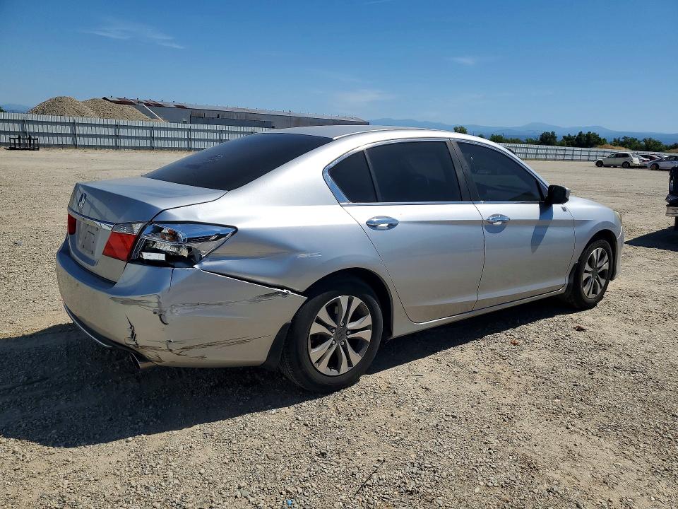 2014 Honda Accord VIN 1HGCR2F39EA053623 COPART salvage auction — REAR END, Ca - Salvage Certificate, sold $3,100 on 2026-07-10 (photo 3)