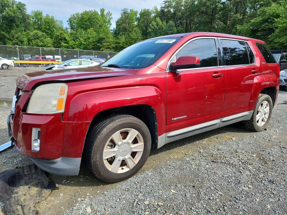 2012 Gmc Terrain VIN 2GKALMEK6C6242000 COPART salvage auction — FRONT END, MD - CERTIFICATE OF TITLE, sold $350 on 2026-07-21 (photo 1)