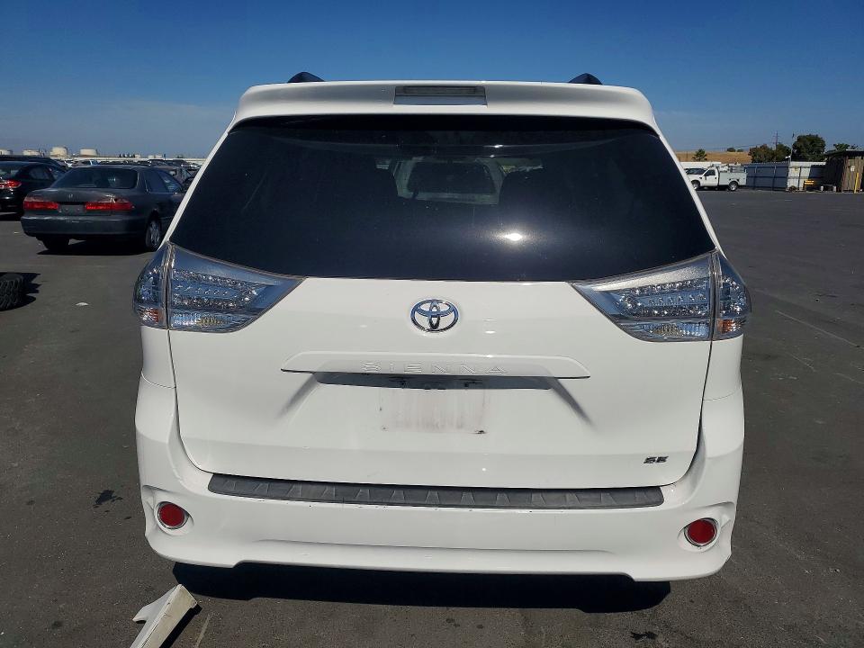 2015 Toyota Sienna VIN 5TDXK3DC4FS559930 COPART salvage auction — FRONT END, Ca - Salvage Certificate, sold $60 on 2026-07-29 (photo 6)