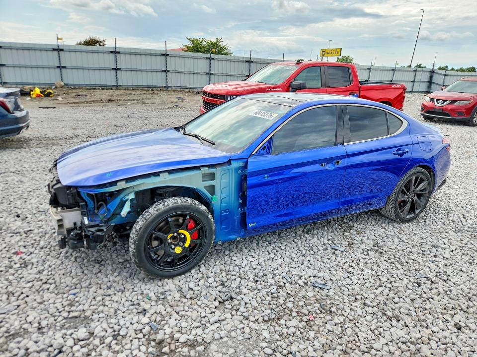 2022 Genesis G70 VIN KMTG54TE8NU088506 — COPART salvage auction photo
