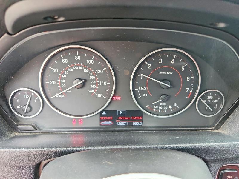 2013 BMW 3er VIN WBA3A5C51DF350512 COPART salvage auction — FRONT END, Tx - Salvage Vehicle Title, sold $3,750 on 2026-08-04 (photo 9)